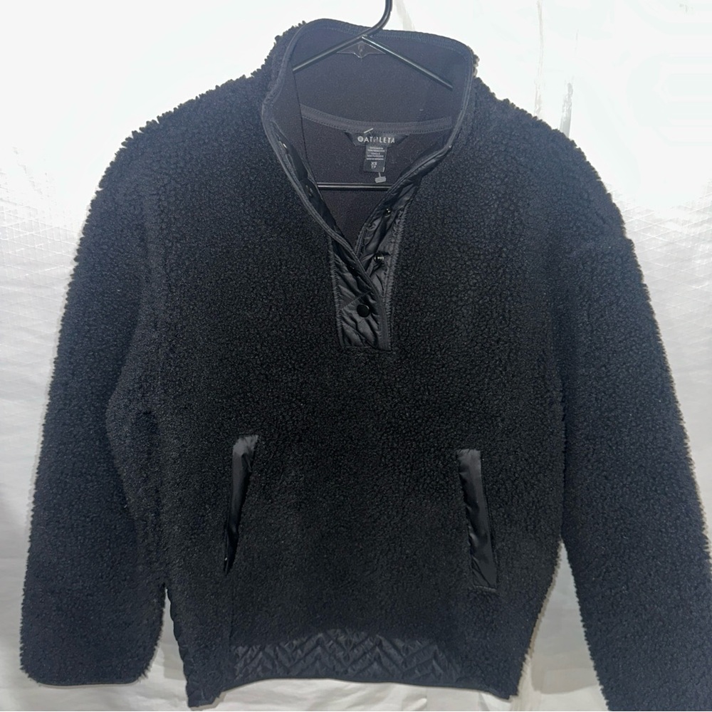 Athleta Black Zip Up Men's Sweater